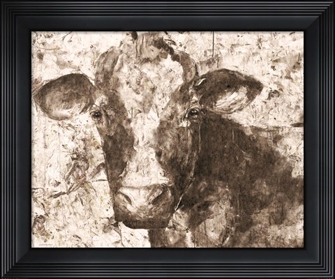 Framed Mable the Cow Print