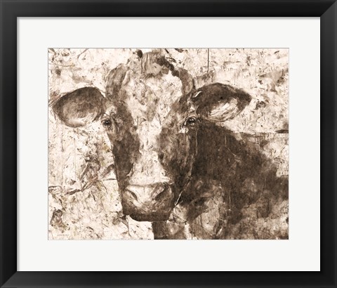 Framed Mable the Cow Print