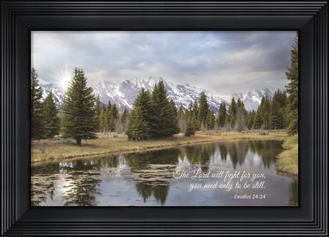 Framed To be Still I Print
