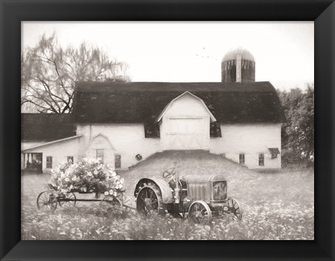 Framed Big Country Barn Print