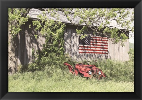 Framed Topless Jeep Print