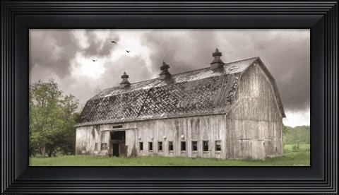 Framed Storm Brewing Print