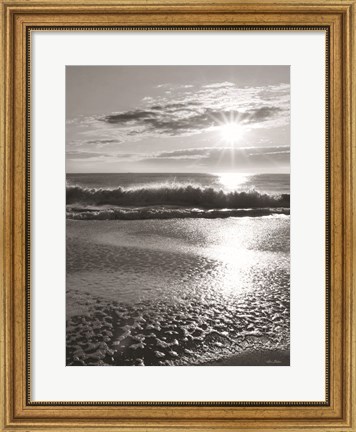 Framed Beach Sunrise Print