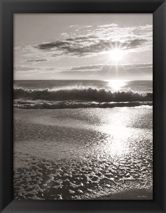 Framed Beach Sunrise Print