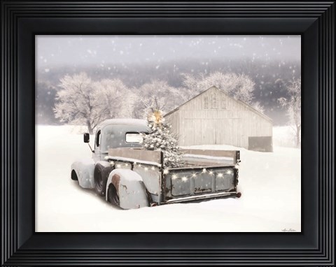 Framed Christmas Blues Print