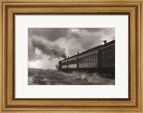 Framed Country Train Ride Print