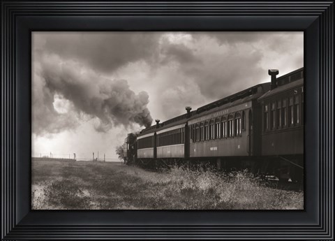 Framed Country Train Ride Print