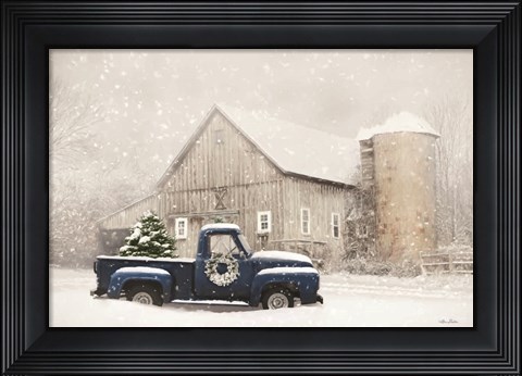 Framed Winter in NY Print