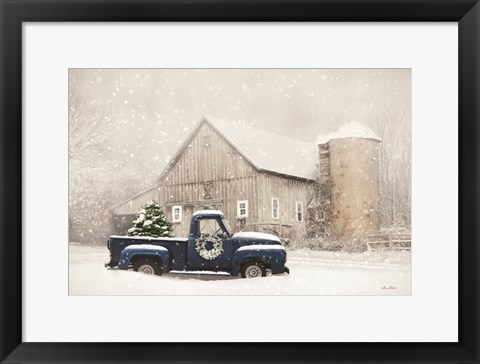 Framed Winter in NY Print