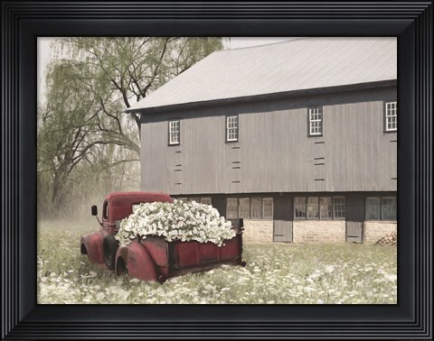 Framed Full of Flowers Print