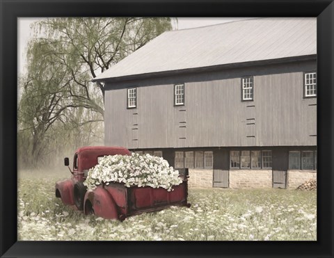 Framed Full of Flowers Print