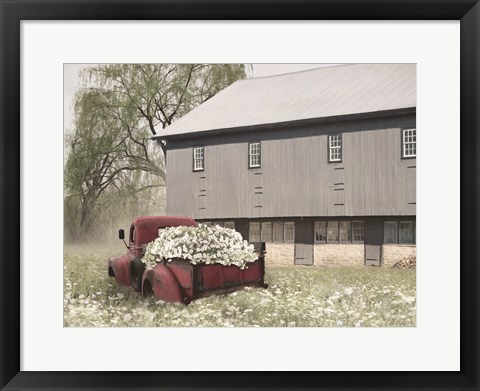 Framed Full of Flowers Print