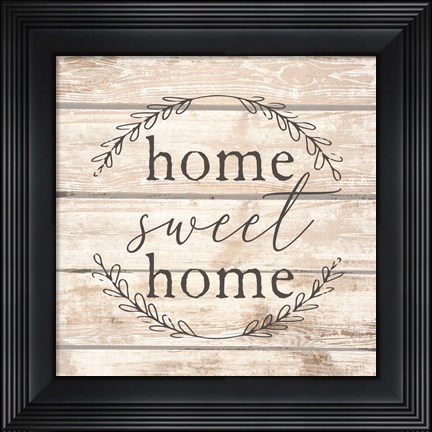 Framed Home Sweet Home Print