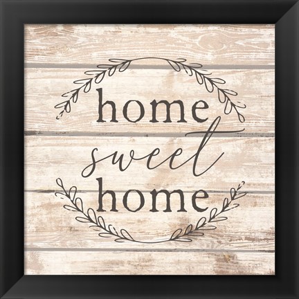 Framed Home Sweet Home Print