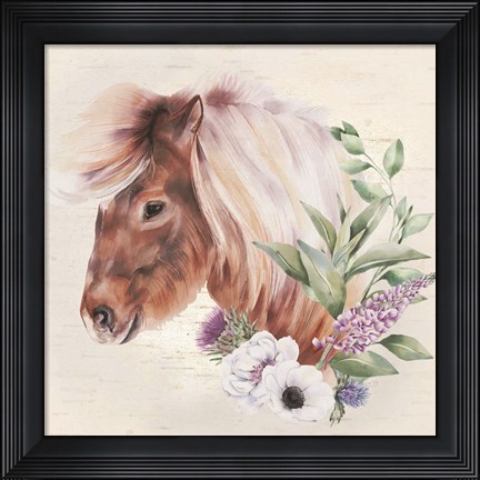 Framed Paisley the Pony Print