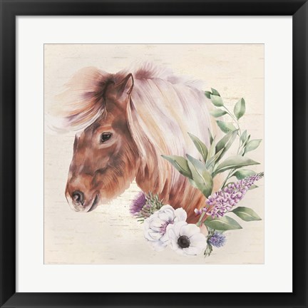 Framed Paisley the Pony Print