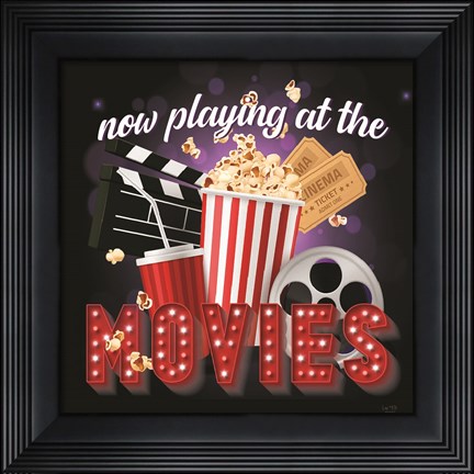 Framed Now Playing at the Movies Print