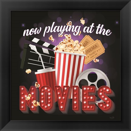 Framed Now Playing at the Movies Print