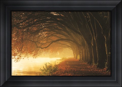 Framed Autumn Sunrise Print