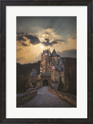 Framed Fairytale Castle Print