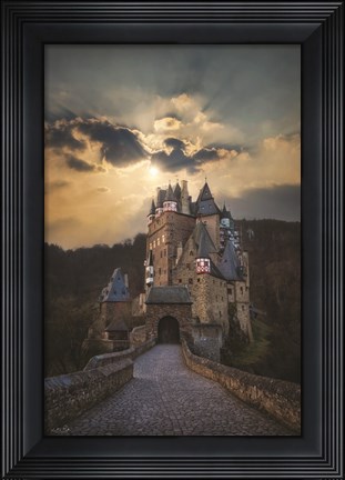 Framed Fairytale Castle Print