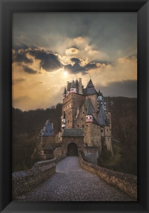 Framed Fairytale Castle Print