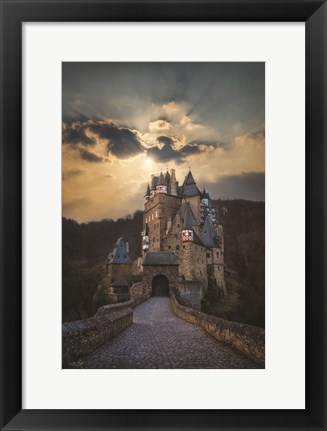 Framed Fairytale Castle Print