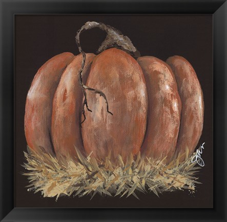 Framed Pumpkin Study Print