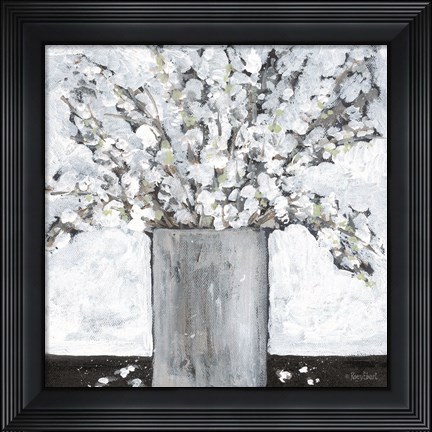 Framed Farmhouse Floral I Print