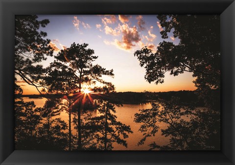 Framed Saluda Bluff Sunset Print