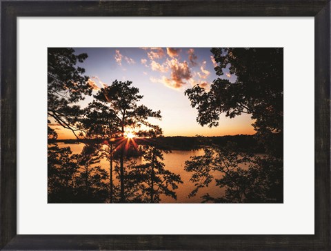 Framed Saluda Bluff Sunset Print