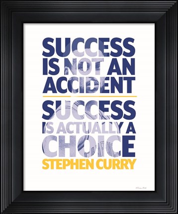 Framed Steph Curry - Success Print