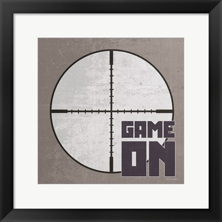 Framed Game On 1 Print