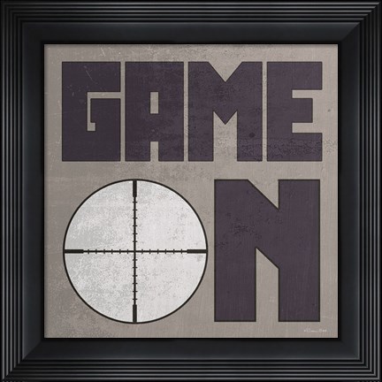 Framed Game On 2 Print