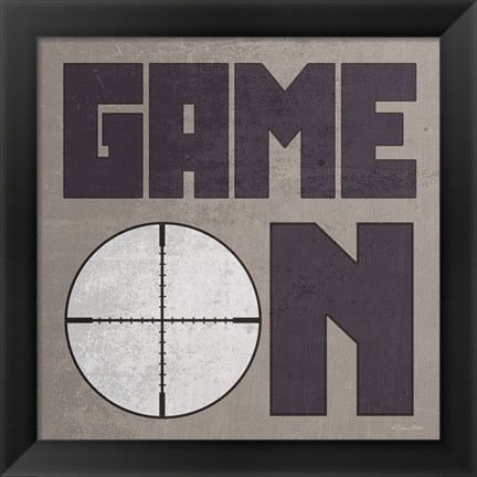 Framed Game On 2 Print