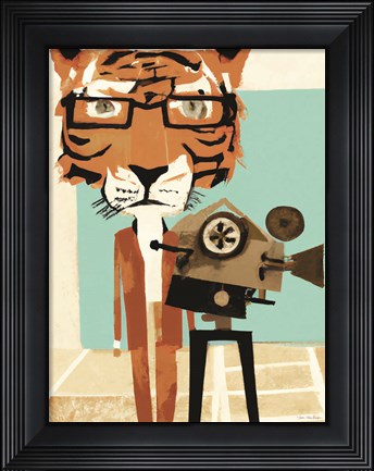 Framed Tiger Movie Director Print