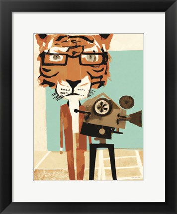 Framed Tiger Movie Director Print