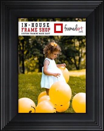 Framed Modern 8x11 Picture Frame Print