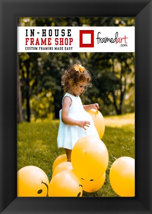 Framed Modern 8x12 Picture Frame Print