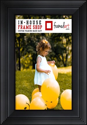 Framed Modern 8x13 Picture Frame Print