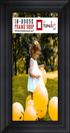 Framed Modern 8x18 Picture Frame Print