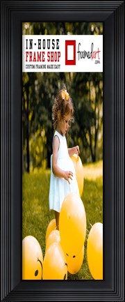 Framed Modern 8x24 Picture Frame Print