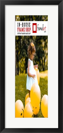 Framed Modern 8x24 Picture Frame Print