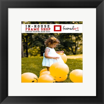 Framed Modern 9x9 Picture Frame Print