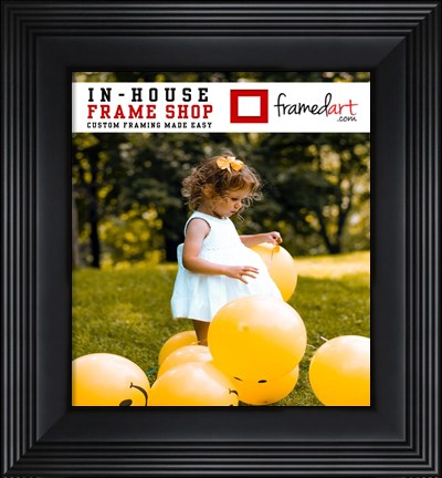 Framed Modern 9x10 Picture Frame Print