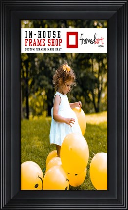 Framed Modern 9x17 Picture Frame Print