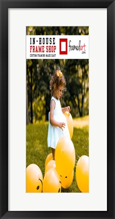 Framed Modern 9x23 Picture Frame Print
