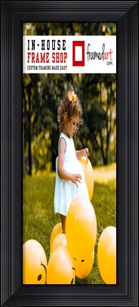 Framed Modern 9x24 Picture Frame Print