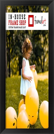 Framed Modern 9x25 Picture Frame Print