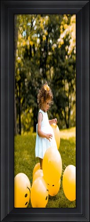 Framed Modern 9x27 Picture Frame Print